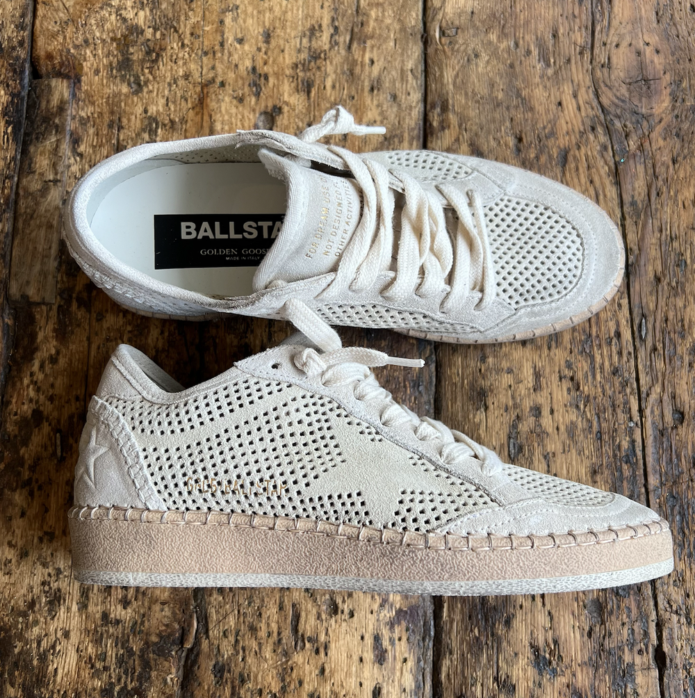 Golden Goose GG279 Ballstar Leather Upper Crack Toe and Spur